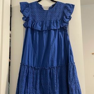 Blue Target Dress